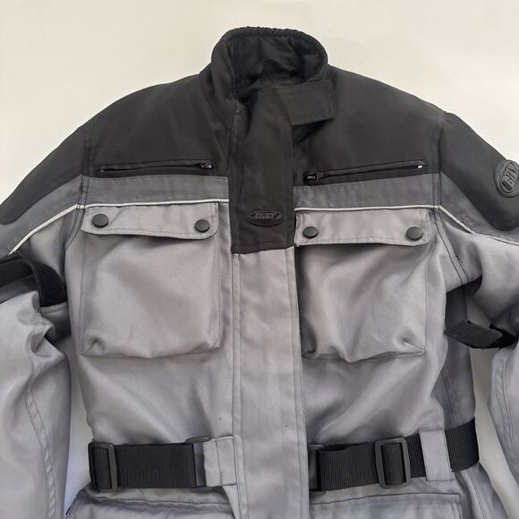 Bilt Armor Padded Full Zip Motorcycle Riding Jacket Womens XS READ - Picture 2 of 13